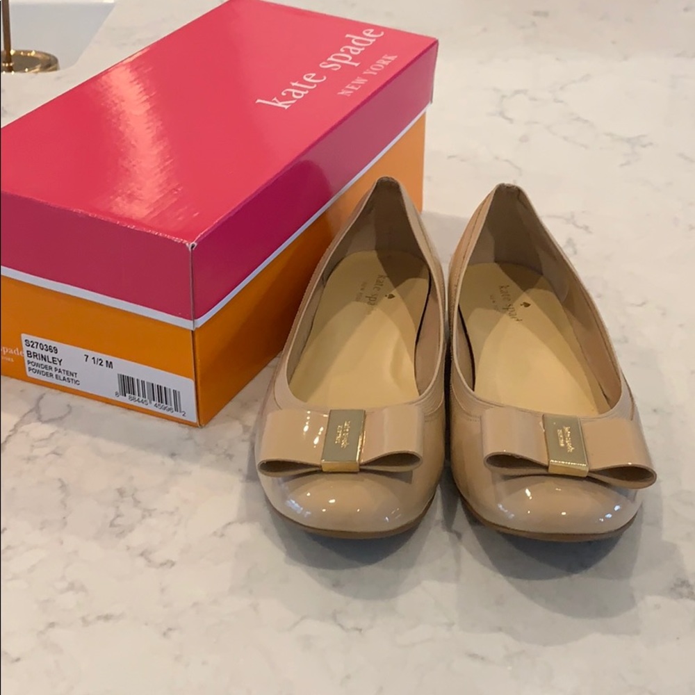 Kate Spade nude flats